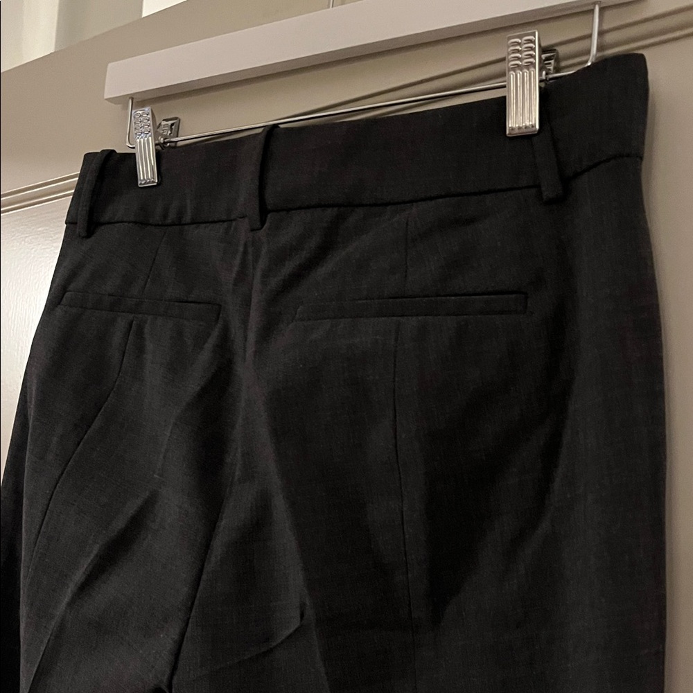 J.Crew | Cameron slim crop pant in Italian stretch wool | Heather Coal | Size 4 - Picture 6 of 13